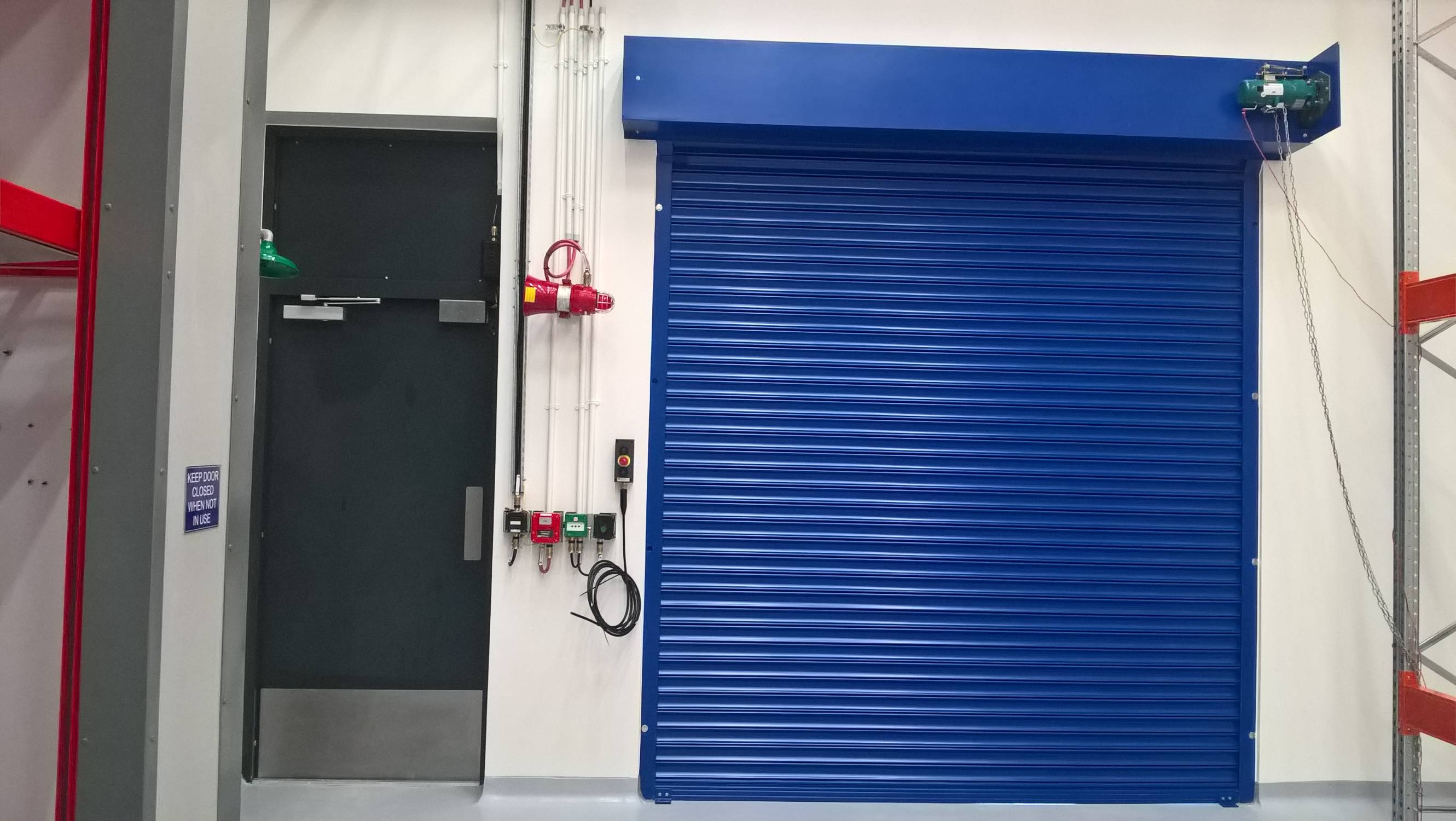 DBF75 Industrial Fire Roller Shutter - Fire Rated Roller shutter