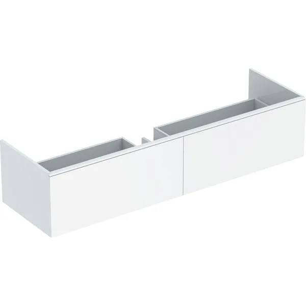 Geberit Xeno² Cabinet For Washbasin Made Of Solid Surface Material, With Two Drawers - Cabinet