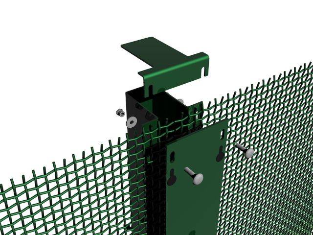 ArmaWeave Self-Raking Woven Mesh Security Fencing System