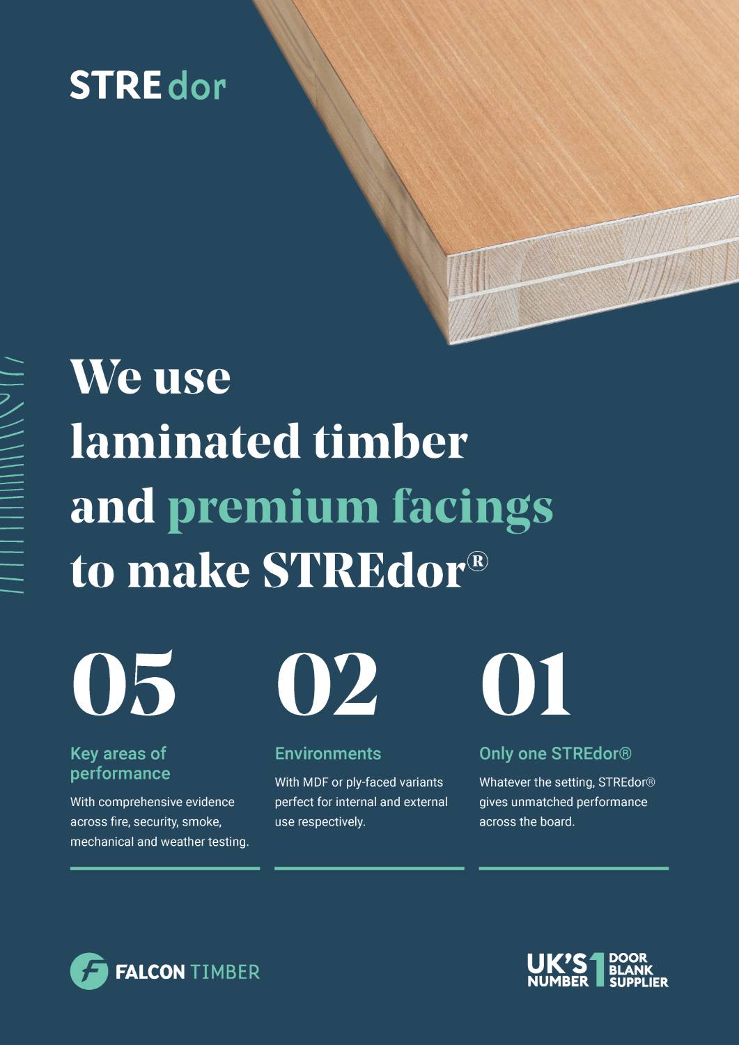 STREdor® 44 Solid Laminated Timber Fire Door - Solid Timber Fire Door