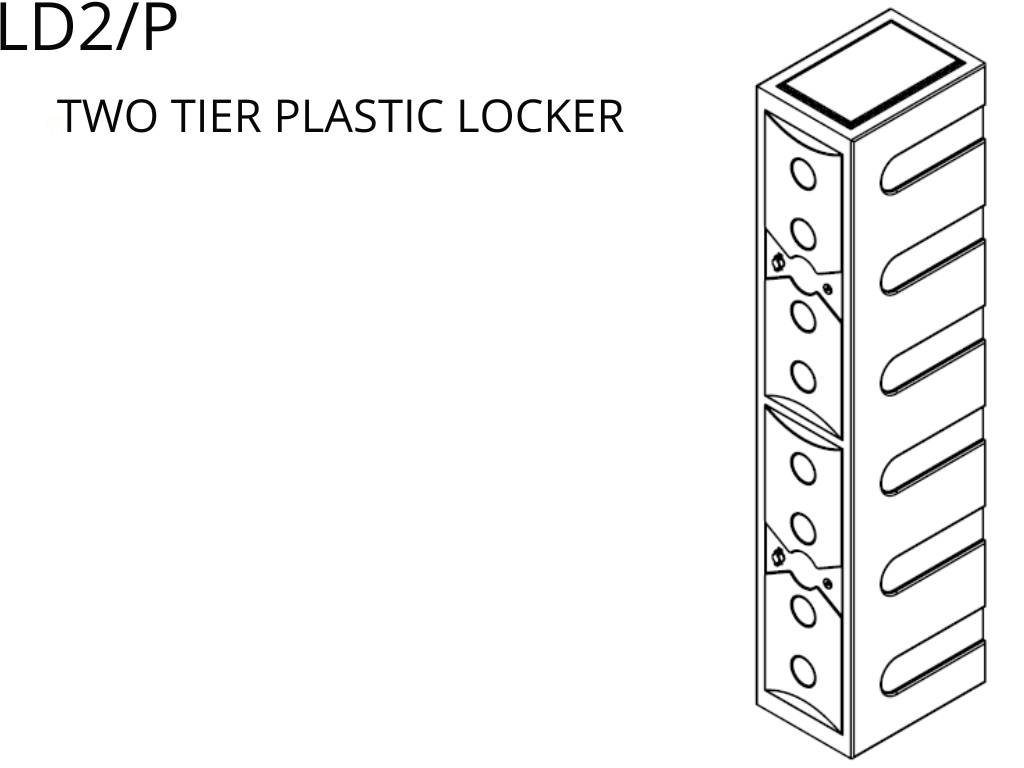 Wet Area And Food Grade Anti Vandal Plastic Lockers - Lockers
