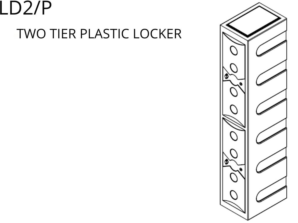 Wet Area And Food Grade Anti Vandal Plastic Lockers - Lockers