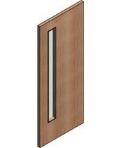 FD30 Single Door Flush Frame - Vision Panel 3