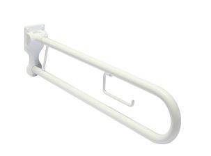 Twyford Avalon Pull-Down Rail, Hidden Fastening, With Toilet Paper Holder