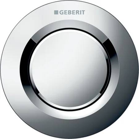 Geberit Type 01 remote flush actuation, pneumatic, round, for single flush, concealed flush