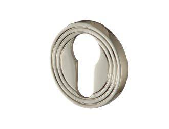 Reeded Design EURO Escutcheon (HUKP-0201-08) - Keyhole cover 