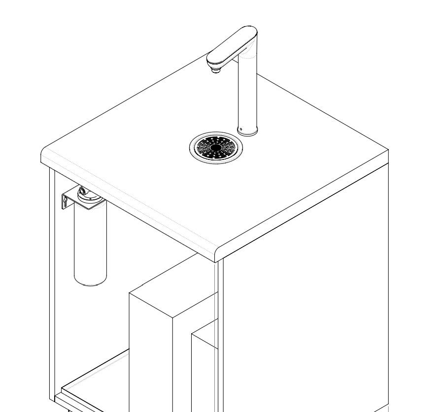Aqua illi - Boiling & Ambient (BA) Water Tap - Fully Integrated Water Tap System