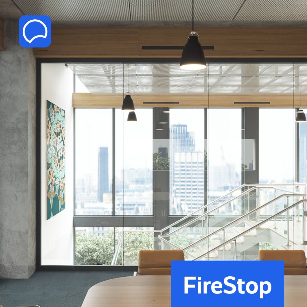 FireStop Ei30 Single Glazed Fire Rated Partition System