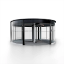 Boon Edam Orbit Trisens | Revolving Sliding Door