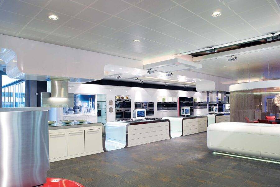 S22 clip-in swing down system - Concealed metal ceiling - Suspended Ceiling System