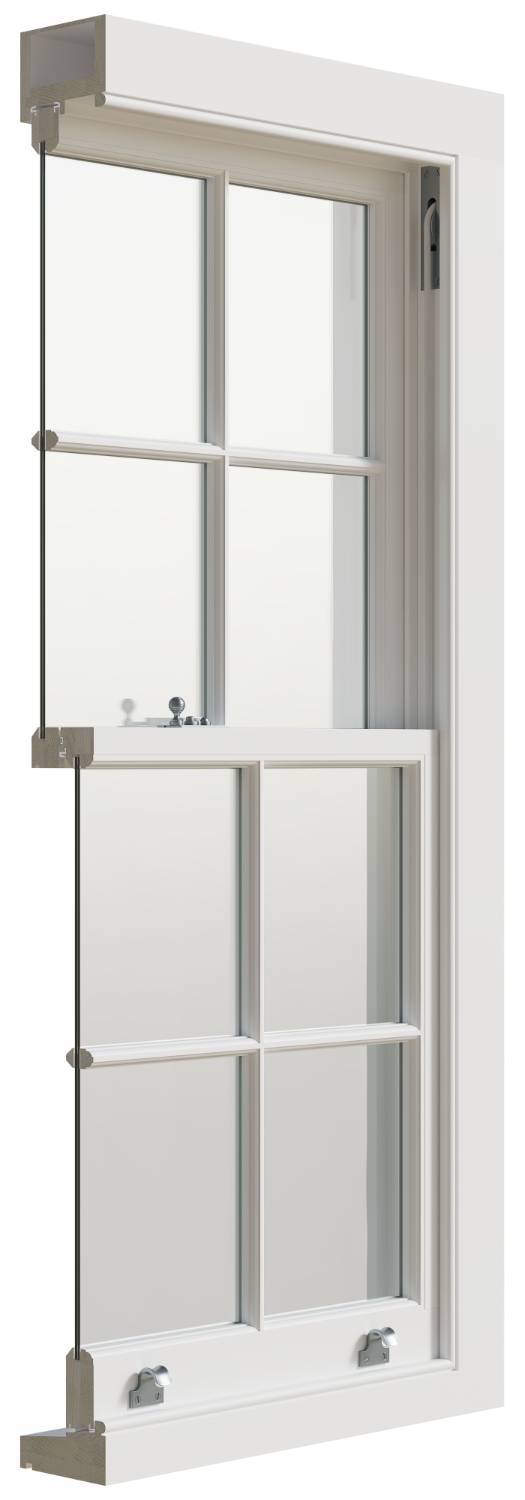 Vacuum Glazed Traditional Sash Box Windows - Timber Sash Window