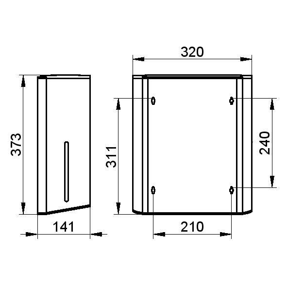 Paper Towel Dispenser - PLAN - Paper towel dispenser