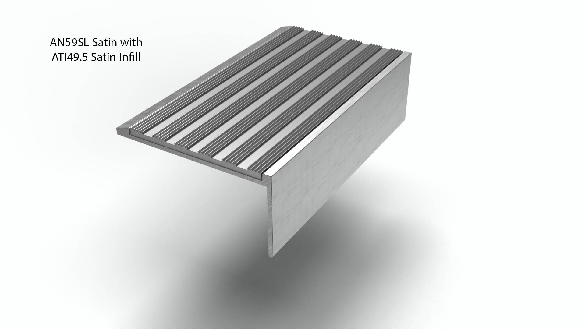 AN59SL Aluminium Stair Nosings - Stair Nosing