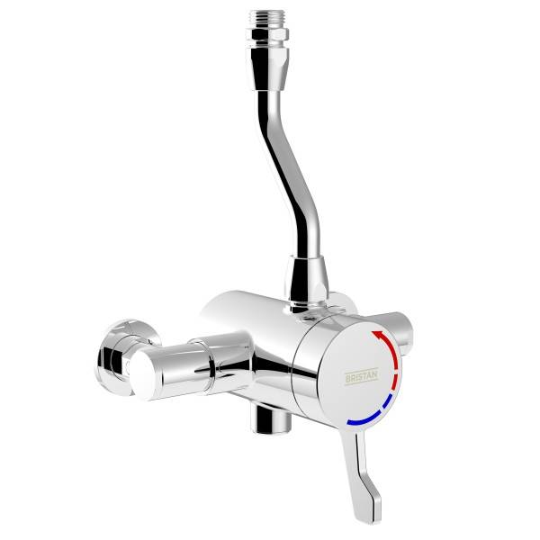 OPAC Top Outlet Shower Valve with Lever Handle