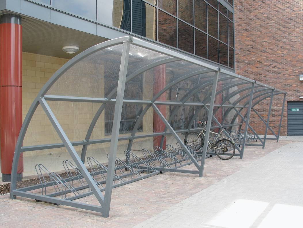 Regal Cycle Shelter | Broxap Street Furniture | NBS BIM Library