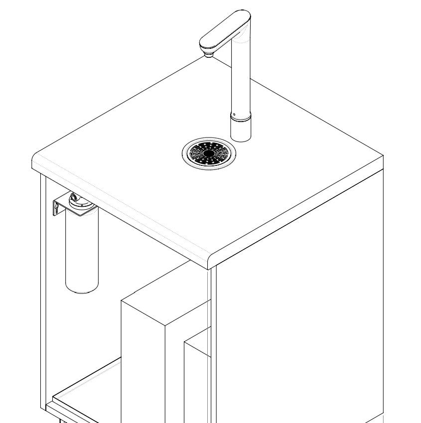 Aqua illi - Boiling & Ambient (BA) Water Tap - Fully Integrated Water Tap System