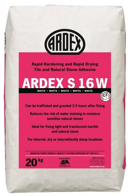ARDEX S 16 W Natural Stone Floor and Wall Tile Adhesive