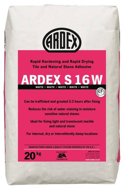 ARDEX S 16 Natural Stone Floor and Wall Tile Adhesive