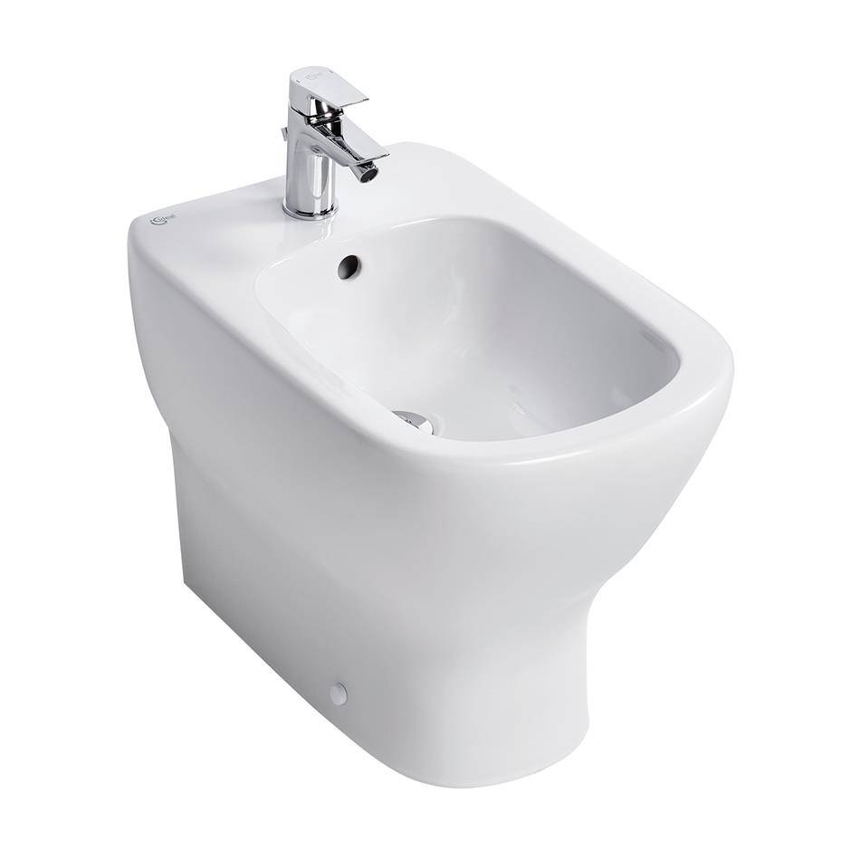 Tesi Back To Wall Bidet, 1 Taphole