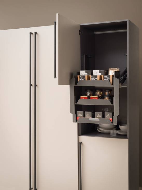 Wall Three Tier Shelf, Easy Down Pull Down