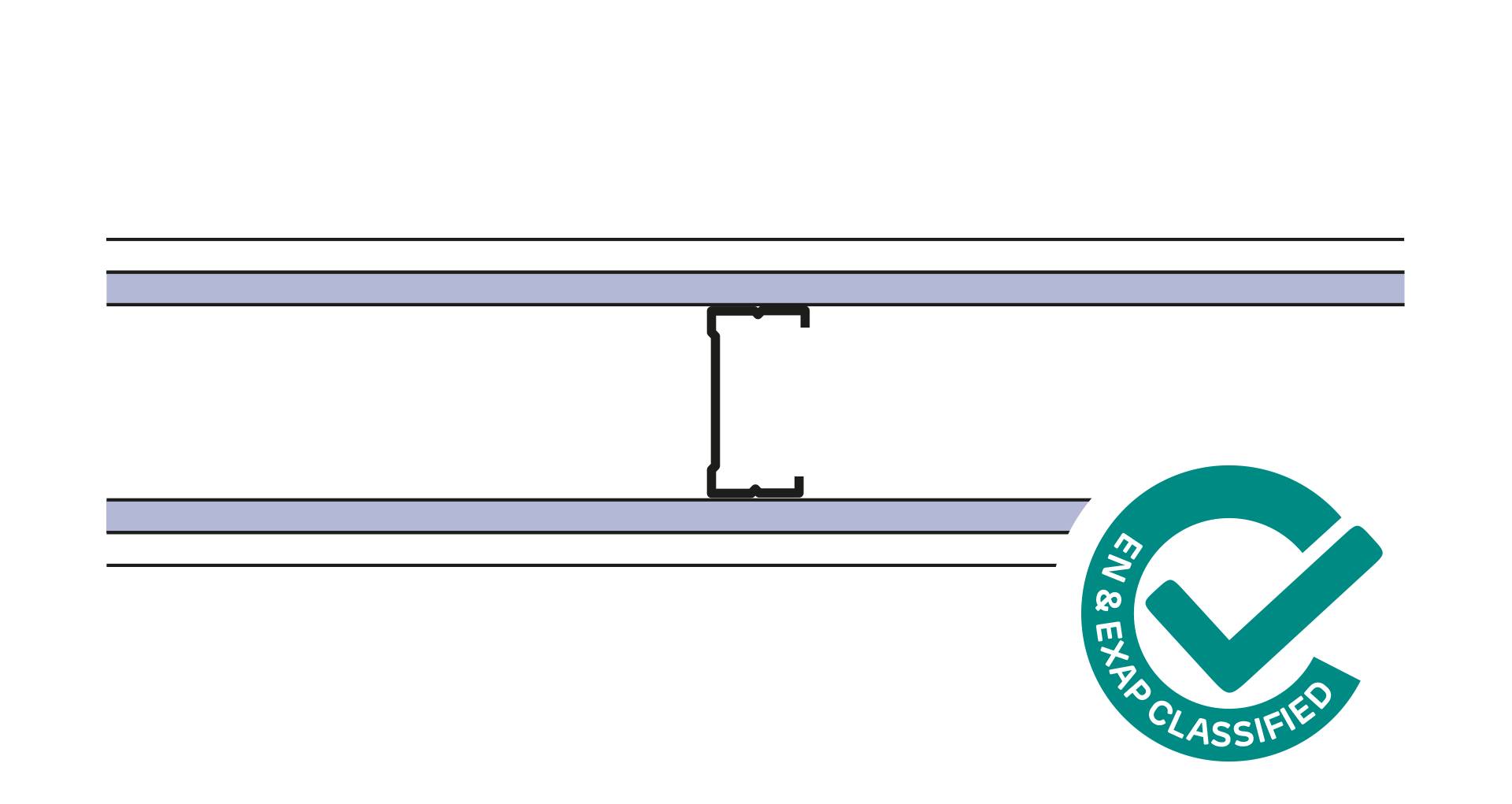 Siniat Single Frame Partition CS70R-12Md12dB