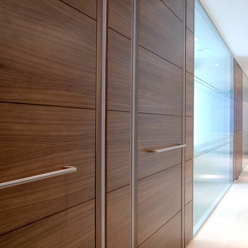 54 mm Thick Acoustic Timber Door In Microflush Frame