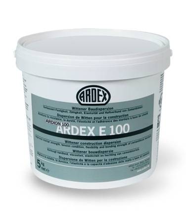 ARDEX E 100 Additive to Improve Screeding, Rendering and Repair Mortars, and for Bonding/Slurry Grouts
