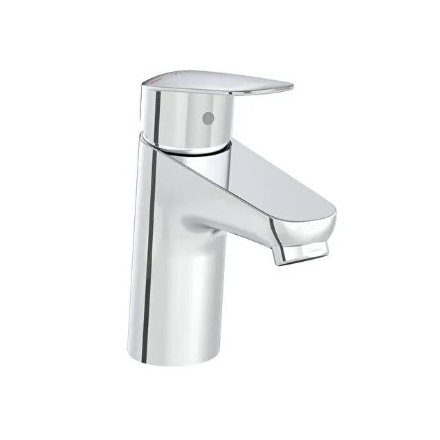 A42923VUK- Flow Round compact basin mixer, Chrome - Mixer Tap
