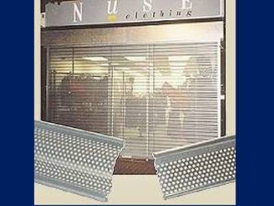 Perforated Steel Roller Shutters - P1 Armourguard - Security Shutter