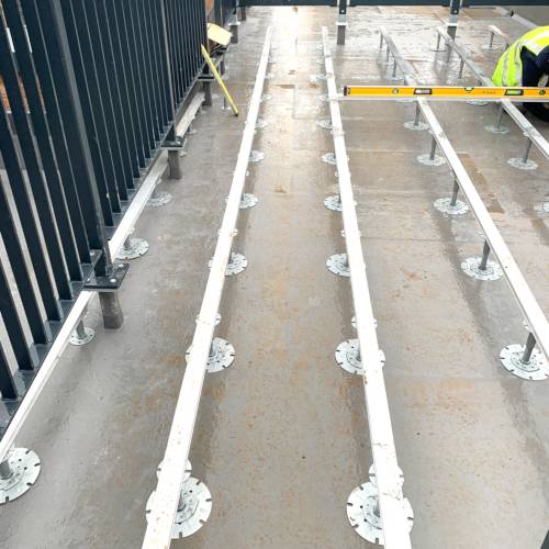 Wallbarn Substructure Class A Fire Rated Paving System