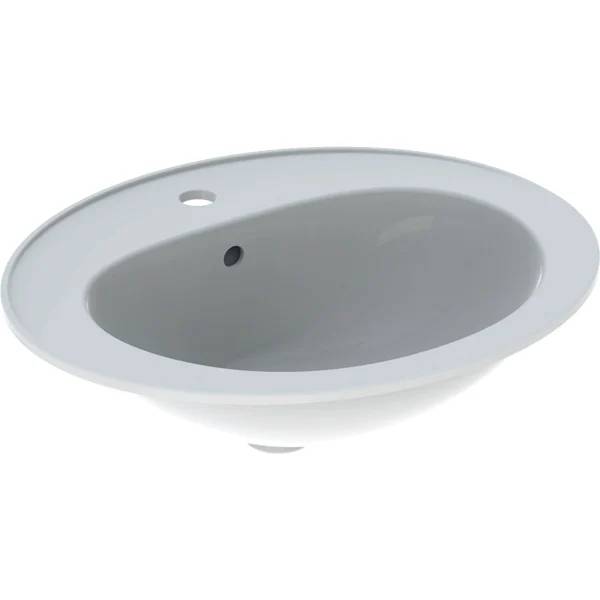 Twyford Alcona Countertop Washbasin With Tap Hole Bench