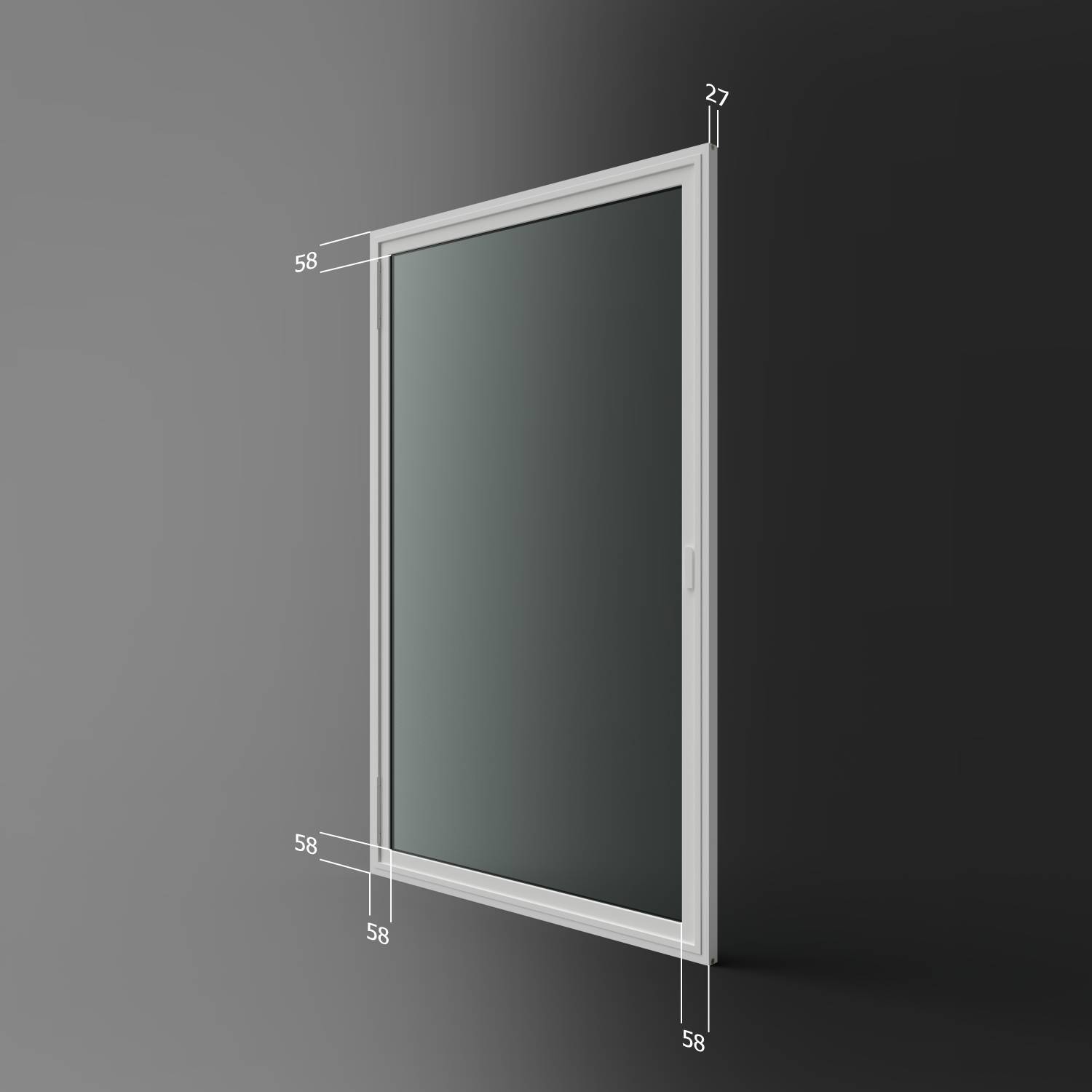 Slimline Hinged Unit (SL-HU) - Secondary Glazing Unit