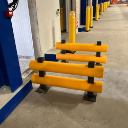 Double Bumper Safety Barrier - PAS 13 Tested Polymer Safety Barrier