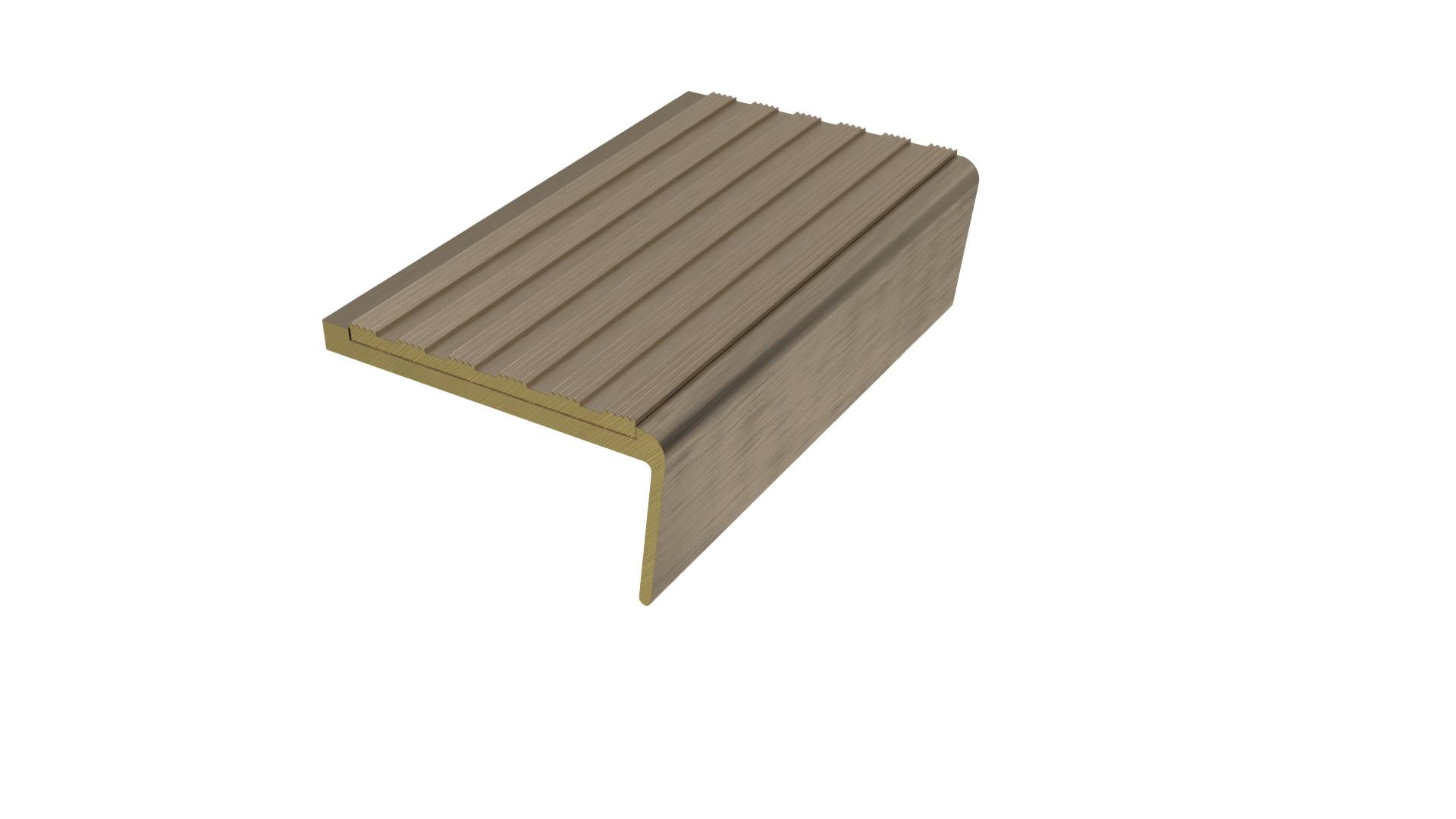 Brass Stair Nosings With Inserts, 5 mm Gauge