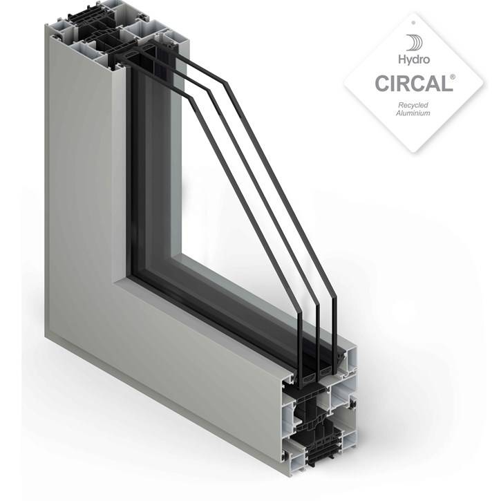SOLEAL Next 75 Sustainable Aluminium Window - Aluminium Thermally Broken Window