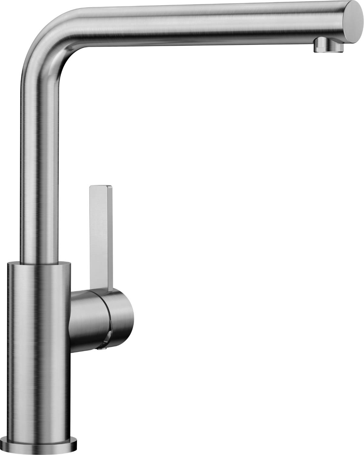 Lanora Brushed Steel Mixer Tap