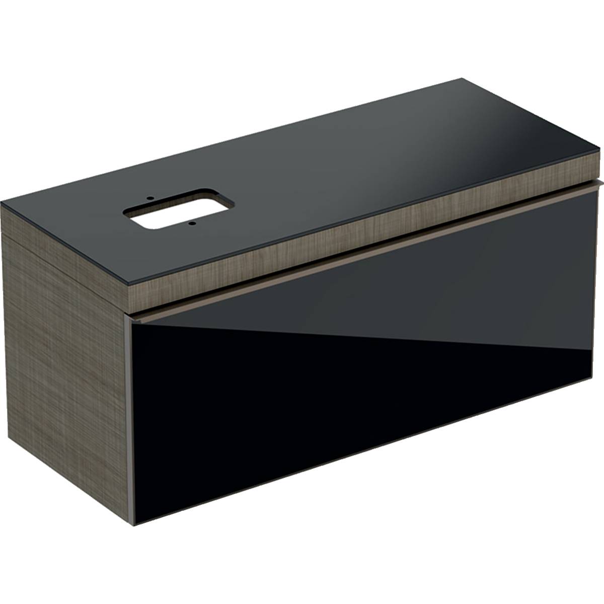 Citterio Cabinet for Lay-on Washbasin, with One Drawer