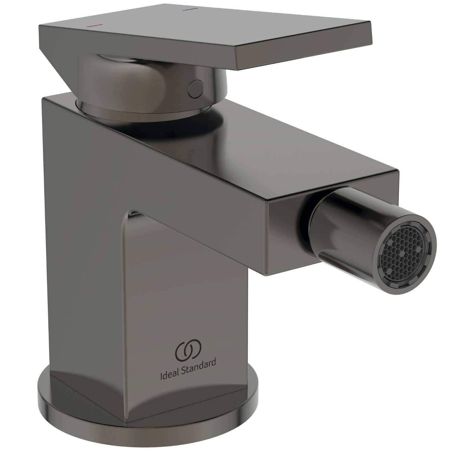 Extra single lever bidet mixer with pop-up waste