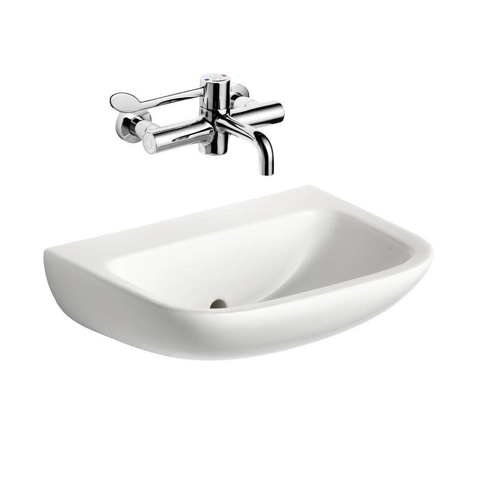 Contour 21 Back Outlet Washbasin