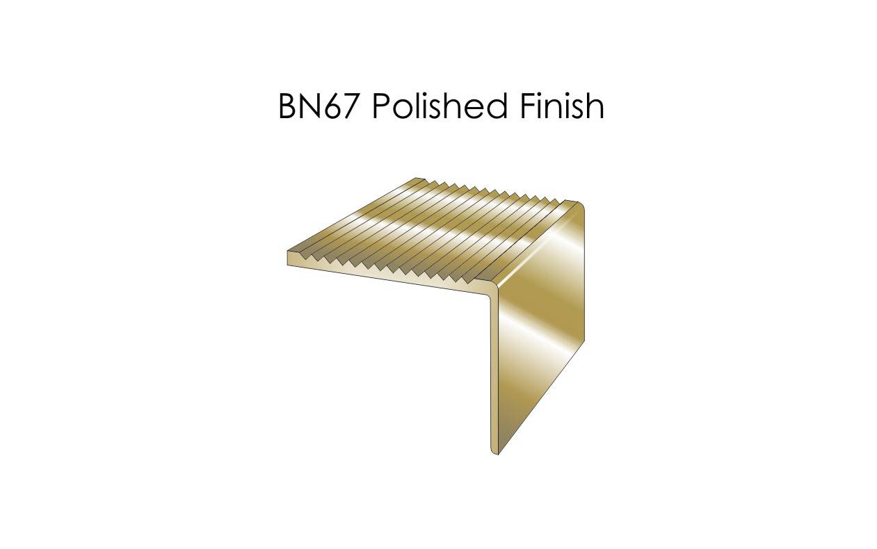 BN67 Brass Stair Nosings