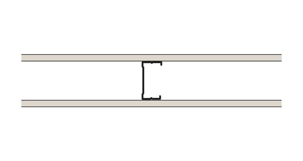 Siniat Single Frame Partition CS70R-12St