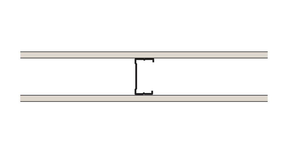 Siniat Single Frame Partition CS70R-12St