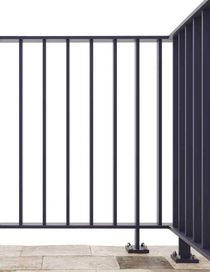 EazyRail A2 Fire-Rated Aluminium Railing - Aluminium Railing System