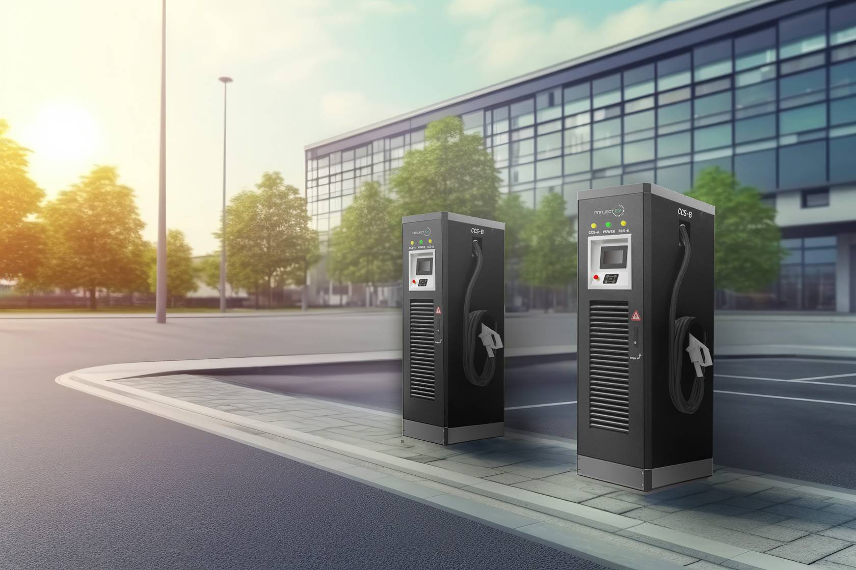 Rapid DC EV Chargers (20kW - 80kW DC) - DC Electric Vehicle Charger