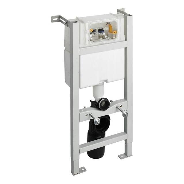 In-wall System for WC 880mm, Pneumatic Top Or Front Flushplate