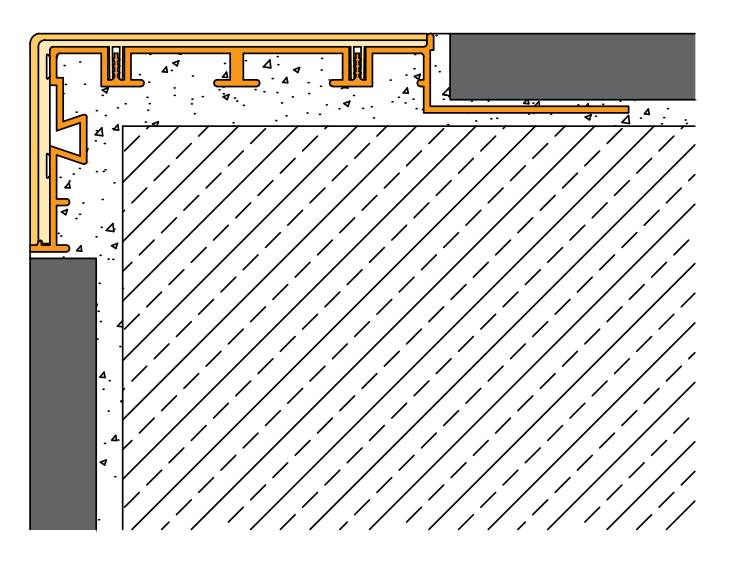 Schlüter-TREP-V - Stair Nosing for Tiled Floors