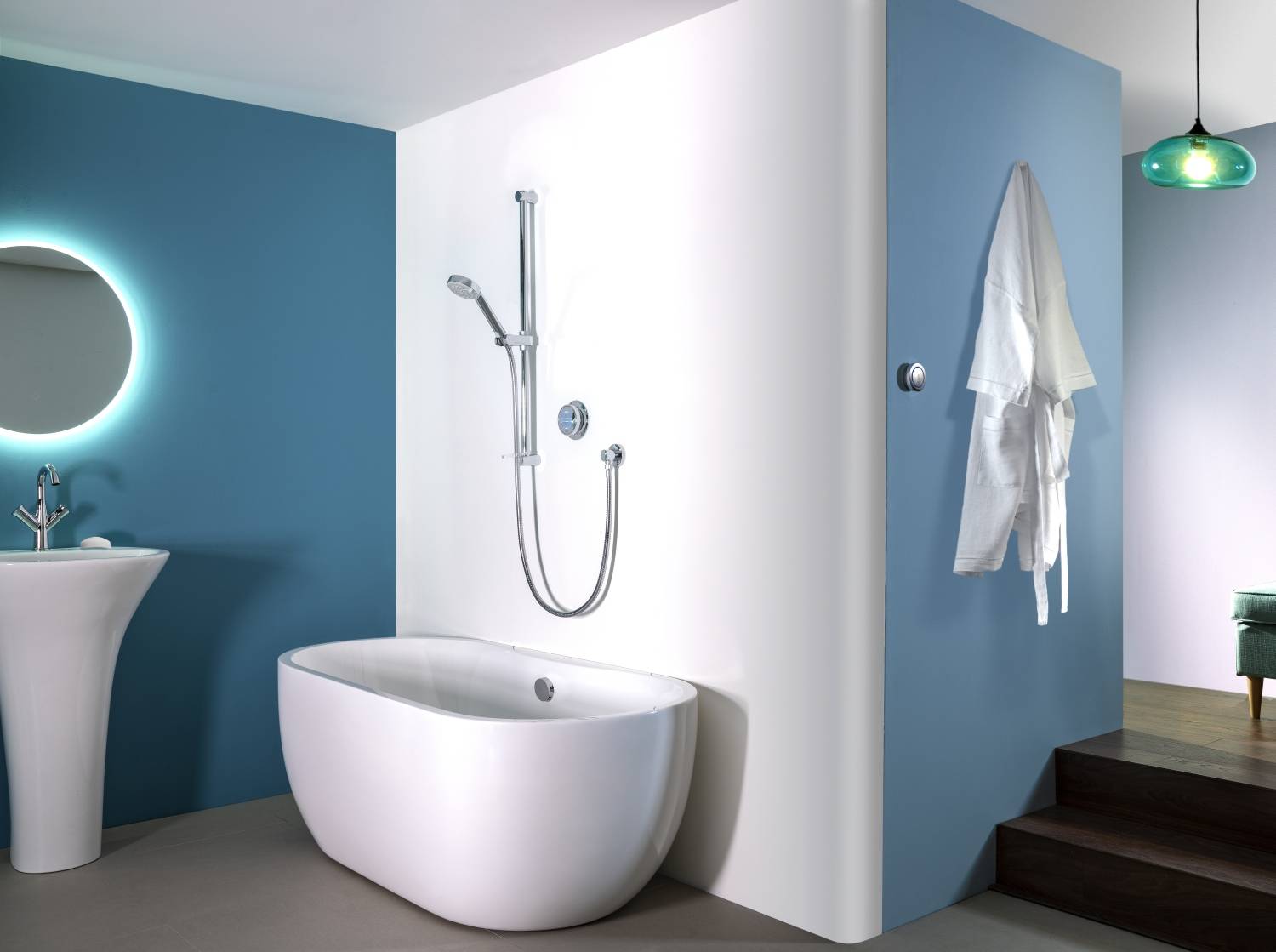 Quartz - Digital Divert Concealed With Adjustable Head And Bath Overflow Filler