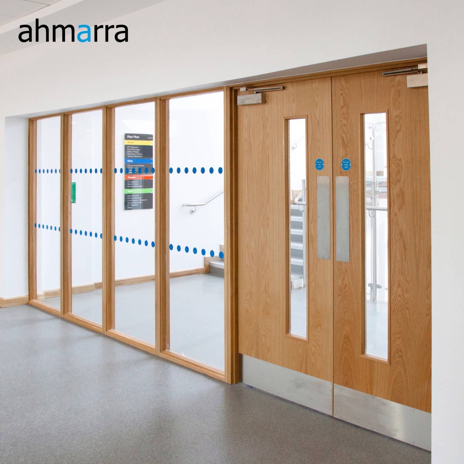 Double Fire Doors - Single Action | School Doors - Timber Doorsets 