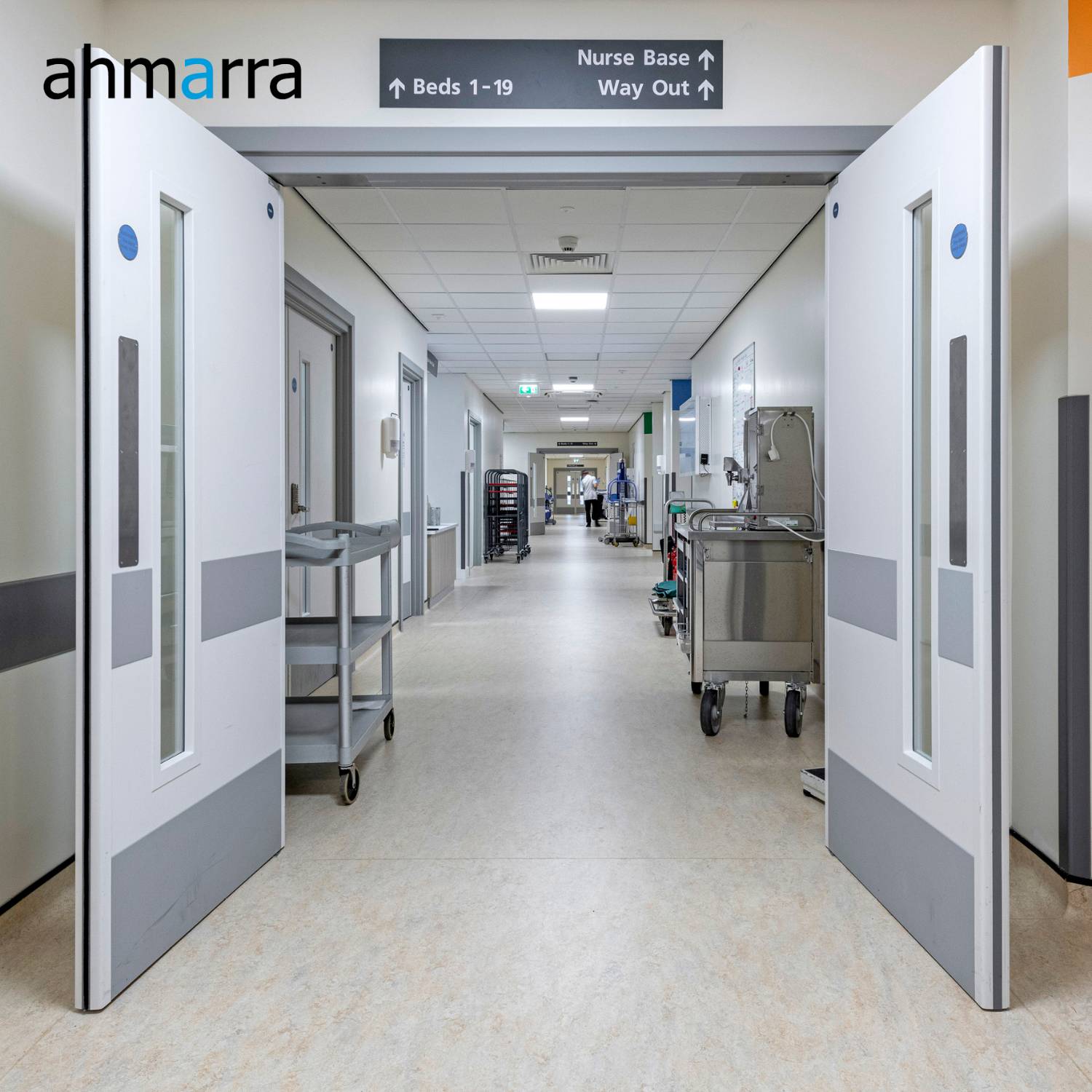 Double Fire Doors - Double Action | Hospital Doors - Timber Doorsets 