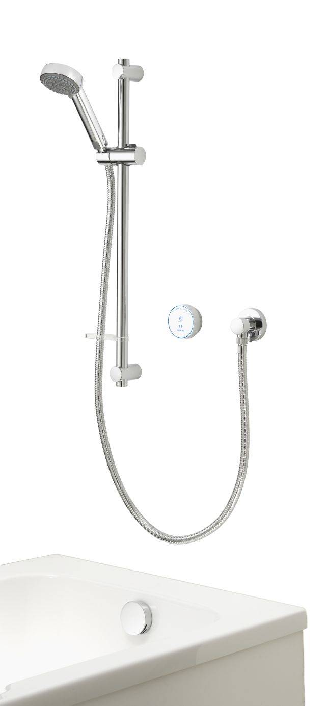 Quartz Blue Smart divert concealed adjustable with bath - HP